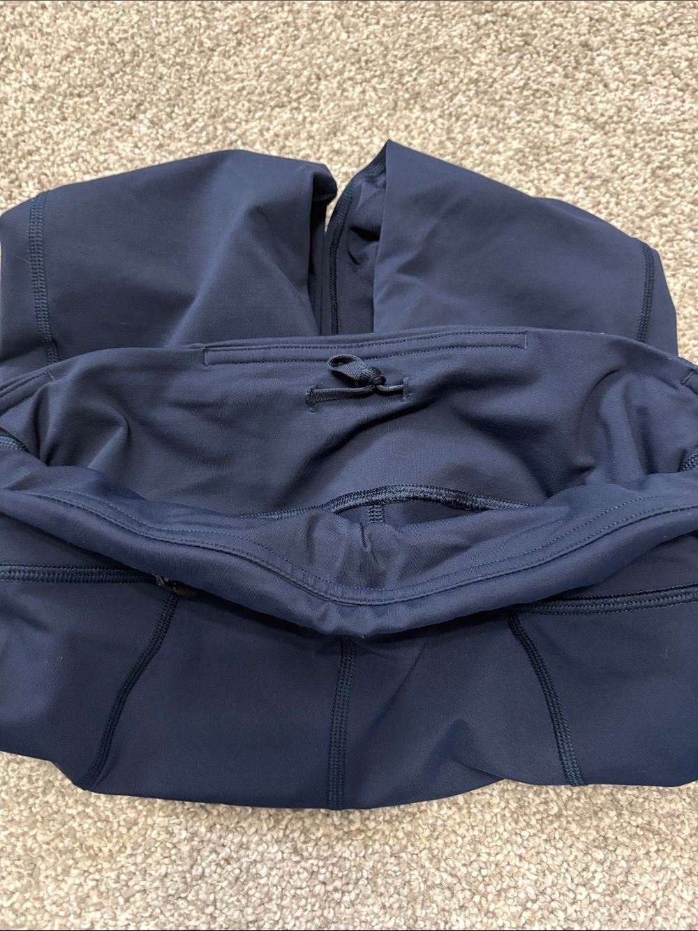 Lululemon Pace Rival Crop *22" In Midnight Navy - Picture 3 of 6